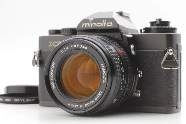 NEAR MINT] MINOLTA XD Camera with 50mm f1.7 MC Rokkor PF