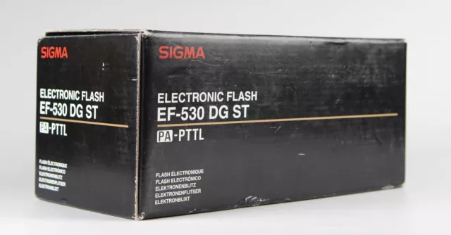 Sigma Ef-530 Dg St Pa-Pttl Electronic Flash For Pentax & Samsung