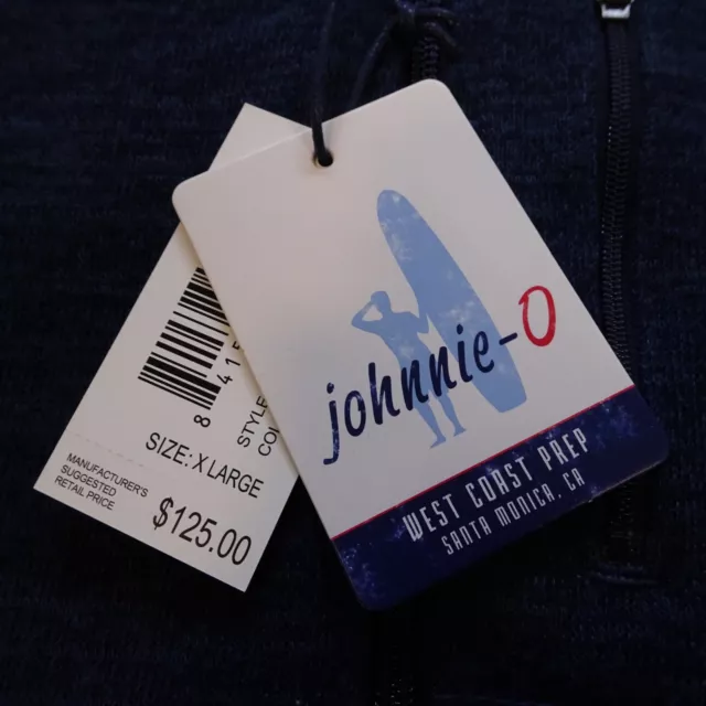 NEW Johnnie O Coastal Vest Women's Size XL Blue Twilight JWVT1010 2