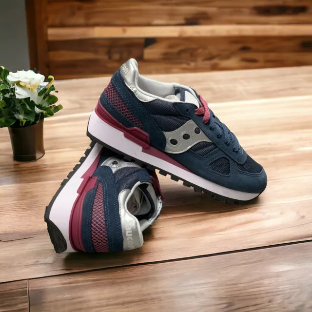 Scarpe sneakers da donna  Saucony Shadow Navy  modello S1108-808 2