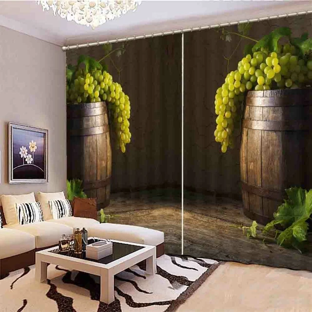 MECHANISM HIERARCHY 3D Curtain Blockout Photo Printing Curtains Drape