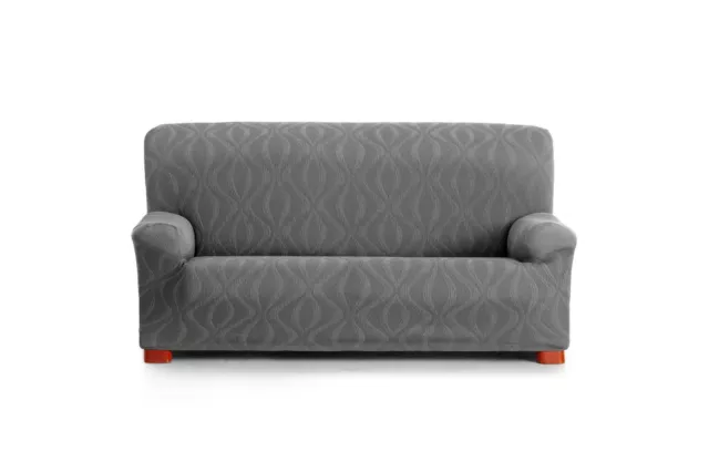 FUNDA PARA SOFA COLOR GRIS 1 / 2/3/ 4 plazas orejero relax pies juntos clic clac