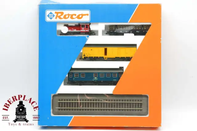 1:87 DC Roco 41081 set Diesellok DB 333 136-0 set de locomotora y vagones H0 esc