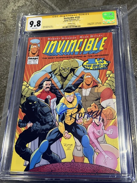 Invincible #133 CGC SS 9.8 Signed Ryan Ottley- Youngblood Variant - Image Comics