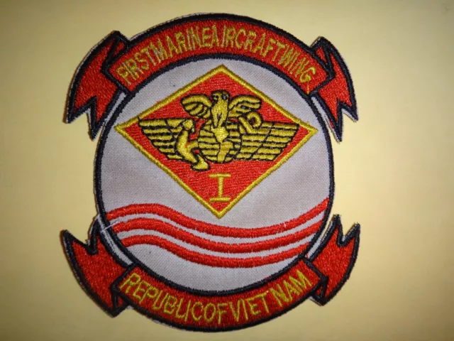 VIETNAM WAR PATCH USMC 1st Marine Aircraft Wing (MAW) Republic Of ...