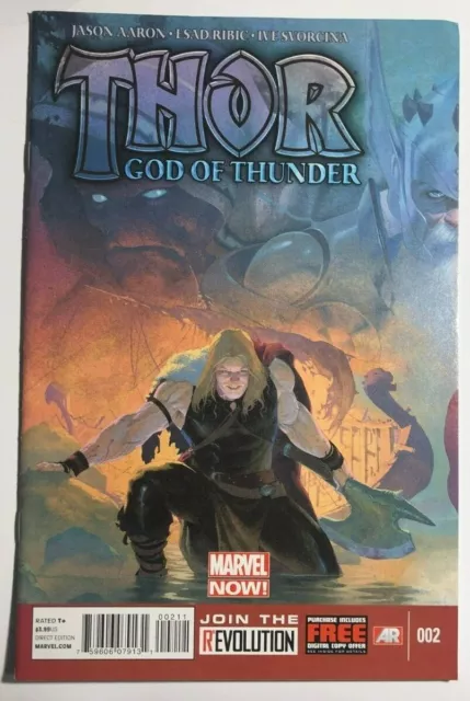 THOR GOD OF THUNDER #2 (2011) Marvel Comics 1st appearance Gorr & Necrosword FN-