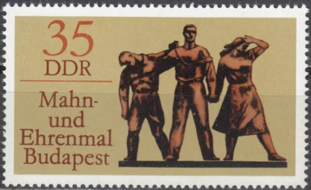 DDR Mi.-Nr. 2169 postfrisch 35 Pf. Intern. Mahn- u. Gedenkstätten Budapest