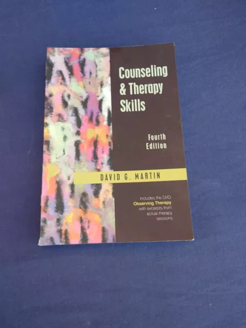 Counseling and Therapy Skills, Fourth Edition - Paperback - GOOD