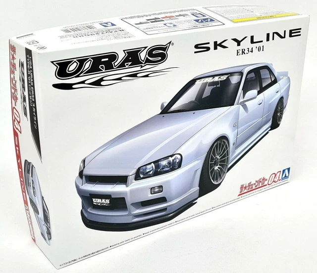Aoshima - 1/24 Nissan URAS ER34 Skyline '01 main image 0