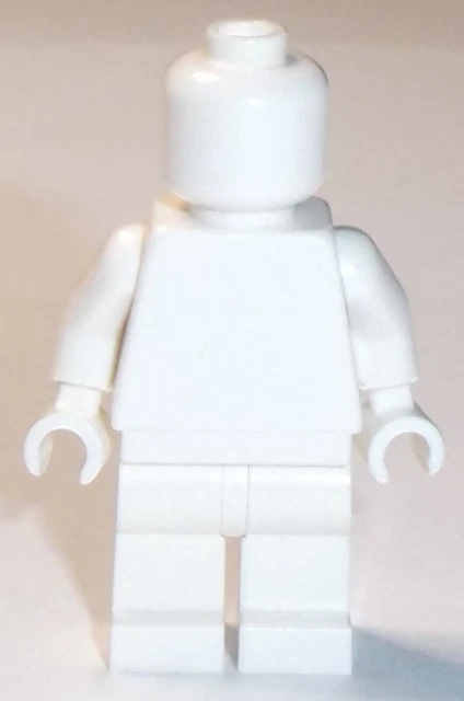 LEGO Plain White Monochrome Minifigure