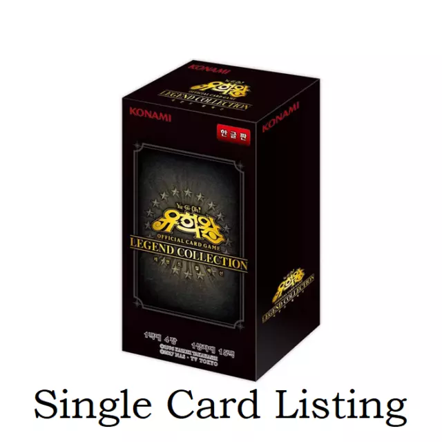 YuGiOh 20th Anniversary Legend Collection Single Cards Korean Mint