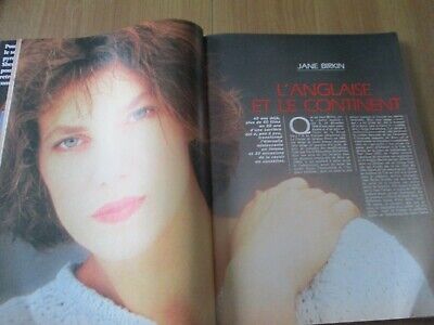 31 COUPURE DE PRESSE    JANE BIRKIN   REF A 