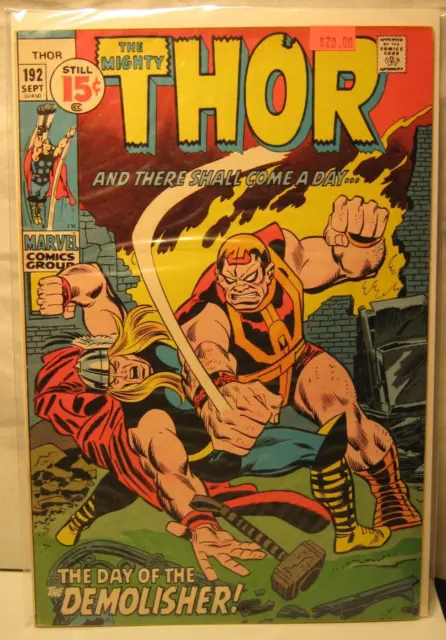 The Mighty Thor 1971 Marvel Comics 192 7.0