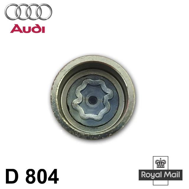AUDI SECURITY MASTER Locking Wheel Nut Bolt Key 804 D 17mm Socket A6 A3