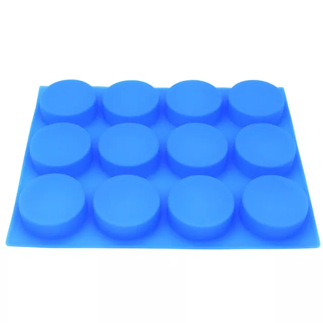 Big Round Cylinder Circle Basic Plain Silicone Soap Mold Soap Lotion Bar Mold