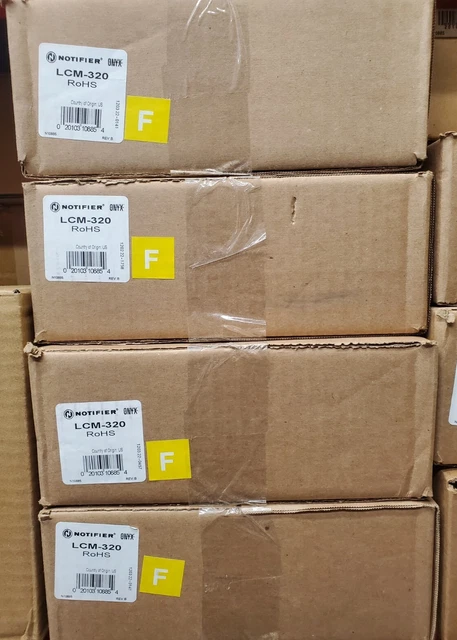 (4)  Honeywell / NOTIFIER LCM-320 - LOOP CONTROL MODULE. New in boxes