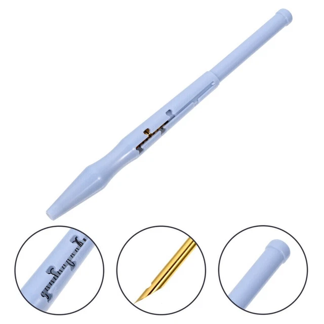 1 Stück Punchnadel Abs Handstickwerkzeuge Himmelblau Metall Punchnadel