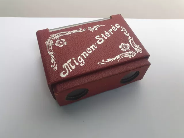 Stereoskop Mignon - Stéréo - der kleinste Stereoscop-Apparat der Welt mit Bilder