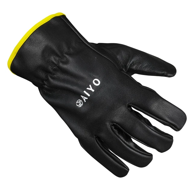 Black Leather Gardening Gloves Thorn Proof Garden Work Driver Safety Glove