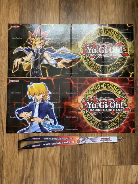 YuGiOh Legendary Collection Yugi/ Joey DoubleSided Foldable Board Mat + Lanyard