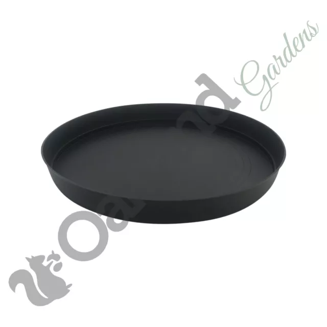 Round Plant Pot Saucer Plastic Deep Water Drip Tray 32, 35, 40, 45cm Hydroponic 2