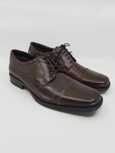 Chaussures De Ville ALFANI Kyle - Mocassins Cuir Noir Taille 7.5 US Homme - Occasion Bon état