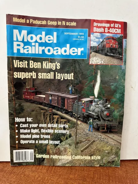 Model Railroader Magazine September 1995 - Cast Your Own Detail Parts