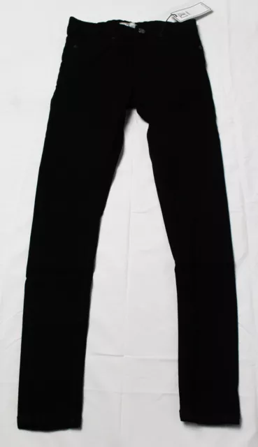 Don't Think Twice Men's Spray On Rip Skinny Jeans CD4 Black Size 30x32 NWT