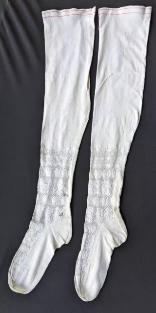 Antique Victorian 19Th C Child’s Stockings As Acquired
