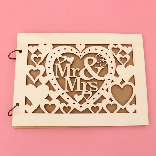 Album di nozze in legno legno libro wedding planner