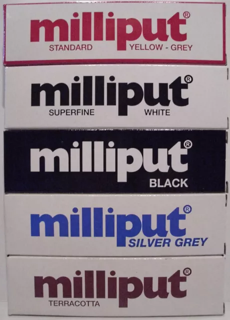 Milliput Epoxy Mastic Choix De - Standard, Noir, Blanc, Gris Argenté, Cuite 1stP 3