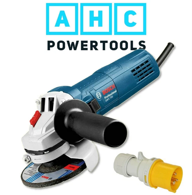 BOSCH GWS 750 115MM Professional Corded Angle Grinder 110V £46.95