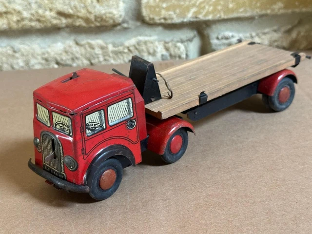 Camion Plateau Tri-ang Dump Truck - Jouet Ancien En Tôle, Années 60/70 ?
