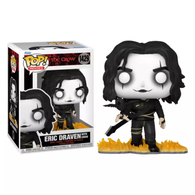 Funko Pop Eric Draven & Crow #1429 - The Crow - Movies - Figurine Vinyle