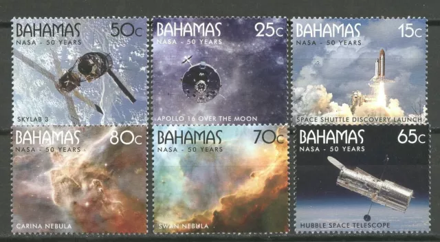 Raumfahrt, Space, Nasa - Bahamas - 1331-1336 ** MNH 2008