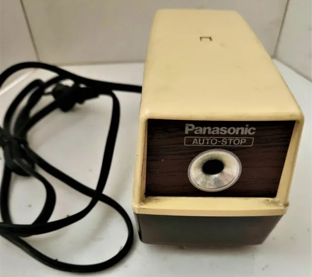 Panasonic Electric Pencil Sharpener - Made in Japan - used/working (tested)