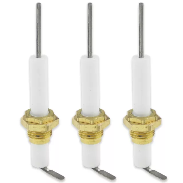 Archway Ceramic Spark Electrodes Pack Of 3 Gas Ignitors Pilot Charcoal Grill