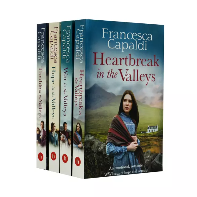 Wartime in the Valleys Series By Francesca Capaldi 4 Books -Ages 16+ - Paperback