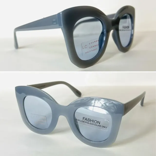 LC Lauren Conrad Women’s Sunglasses Aqua Retro Low Sun Exposure Glasses Classic