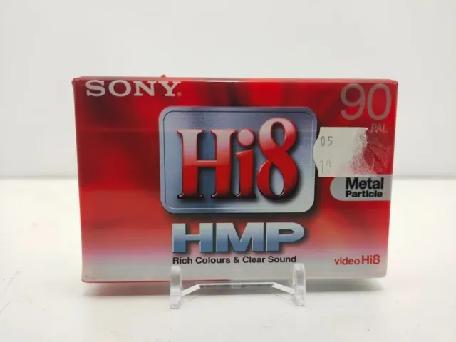 Sony Hi8 HMP Rich Colours & Clear Sound New 90 minute PAL Video Cassette Tape