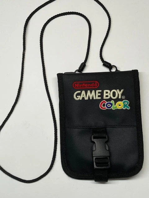 NINTENDO Black Game Boy Color Pouch Carrying Case w/Shoulder Strap