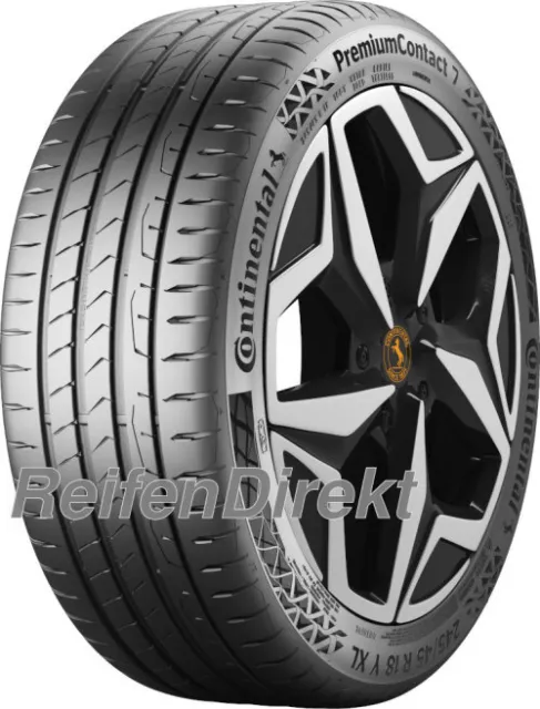 2x 225/45 R18 95Y XL mit FR Continental PremiumContact 7 Sommerreifen