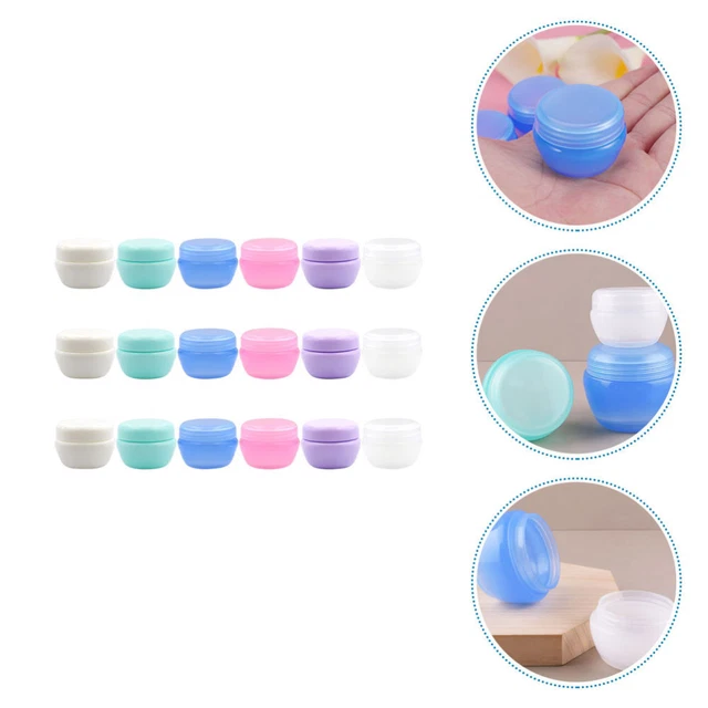 18pcs Multipurpose Cream Sous-Bouteilles de stockage Portables Cosmetics Sub