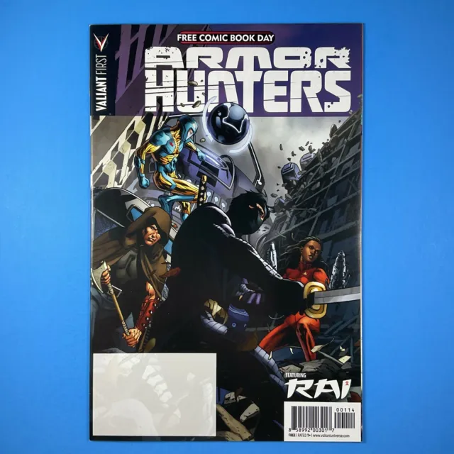 Armor Hunters Valiant Comics 2014 Free Comic Book Day FCBD Rai Unity X-O Manowar