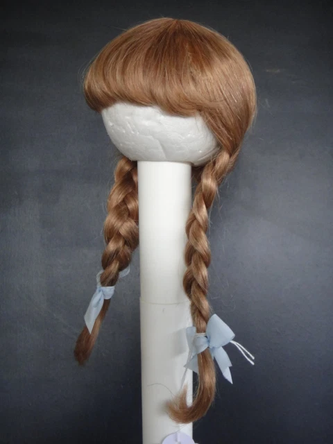 Perruque Cheveux Naturels Pour Poupée – Taille 9 (32 Cm) – Fabriquée En France