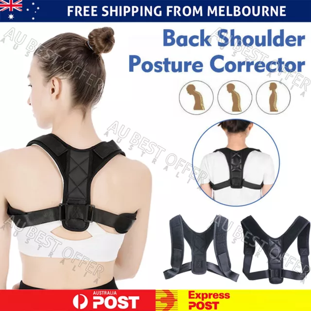 Posture Clavicle Support Corrector Back Straight Shoulders Brace Strap Correct