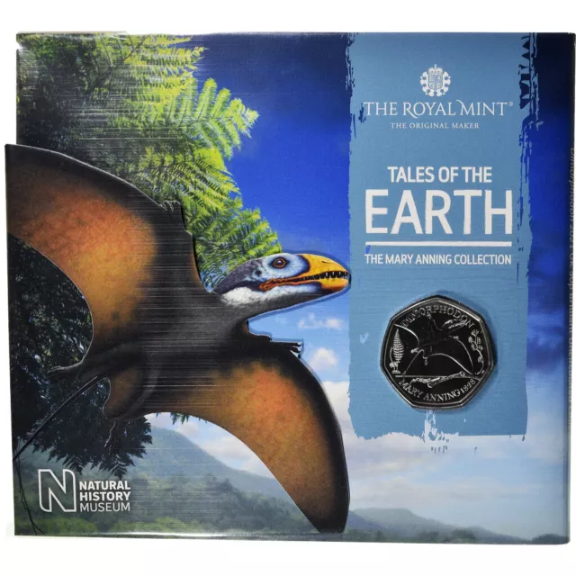 [#958747] Coin, Great Britain, DIMORPHODON, 50 Pence, 2021, BU, MS, Cupronic, ke