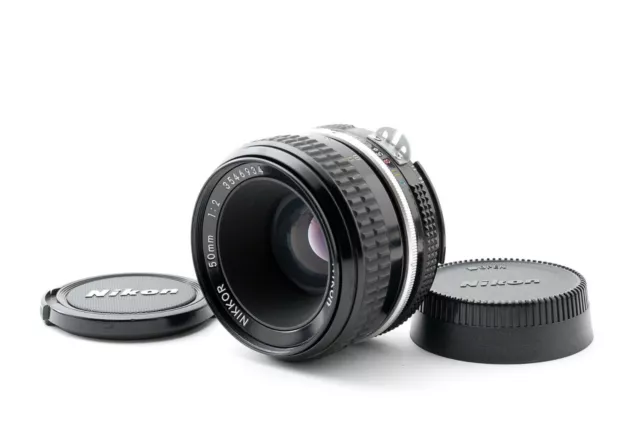 【Near mint】Nikon 50mm F/2 NIKKOR AI Manual Focus Standard Lens 　from Japan 　#139