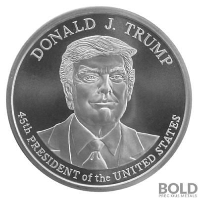 President Donald J Trump 1 oz Silver Round (GSM)