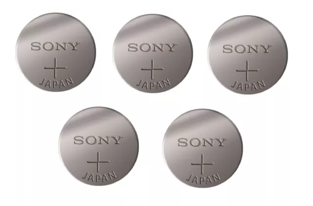 5x Sony - Murata 377 V377 Uhren-Batterie Knopfzelle SR66 SR626 AG4 SR626SW